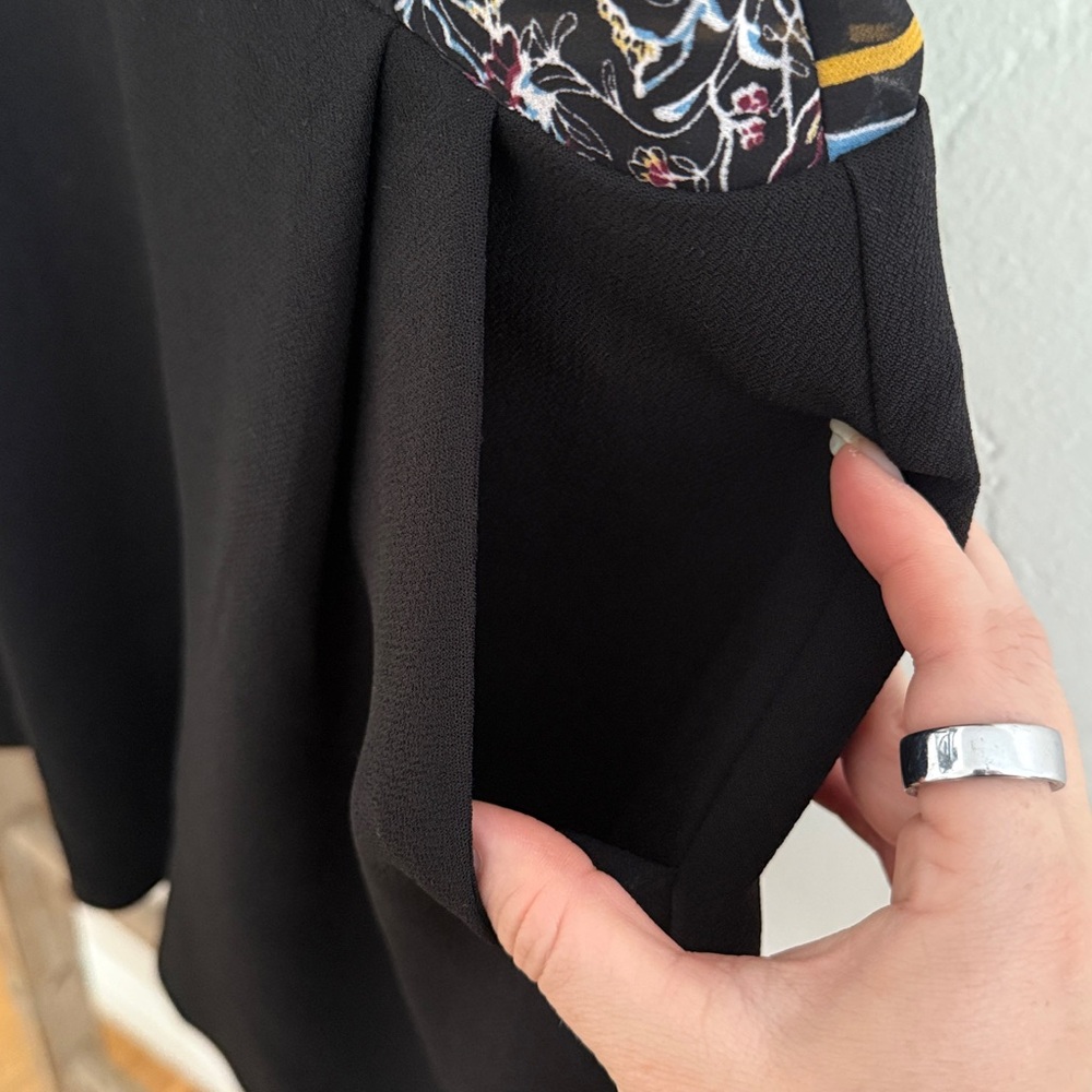 BCBGeneration Black and Multicolor Mini Rompers - Picture 5 of 8